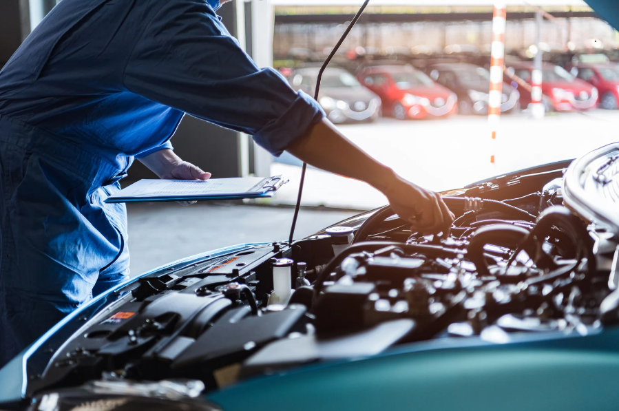 Auto onderhoudsbeurt